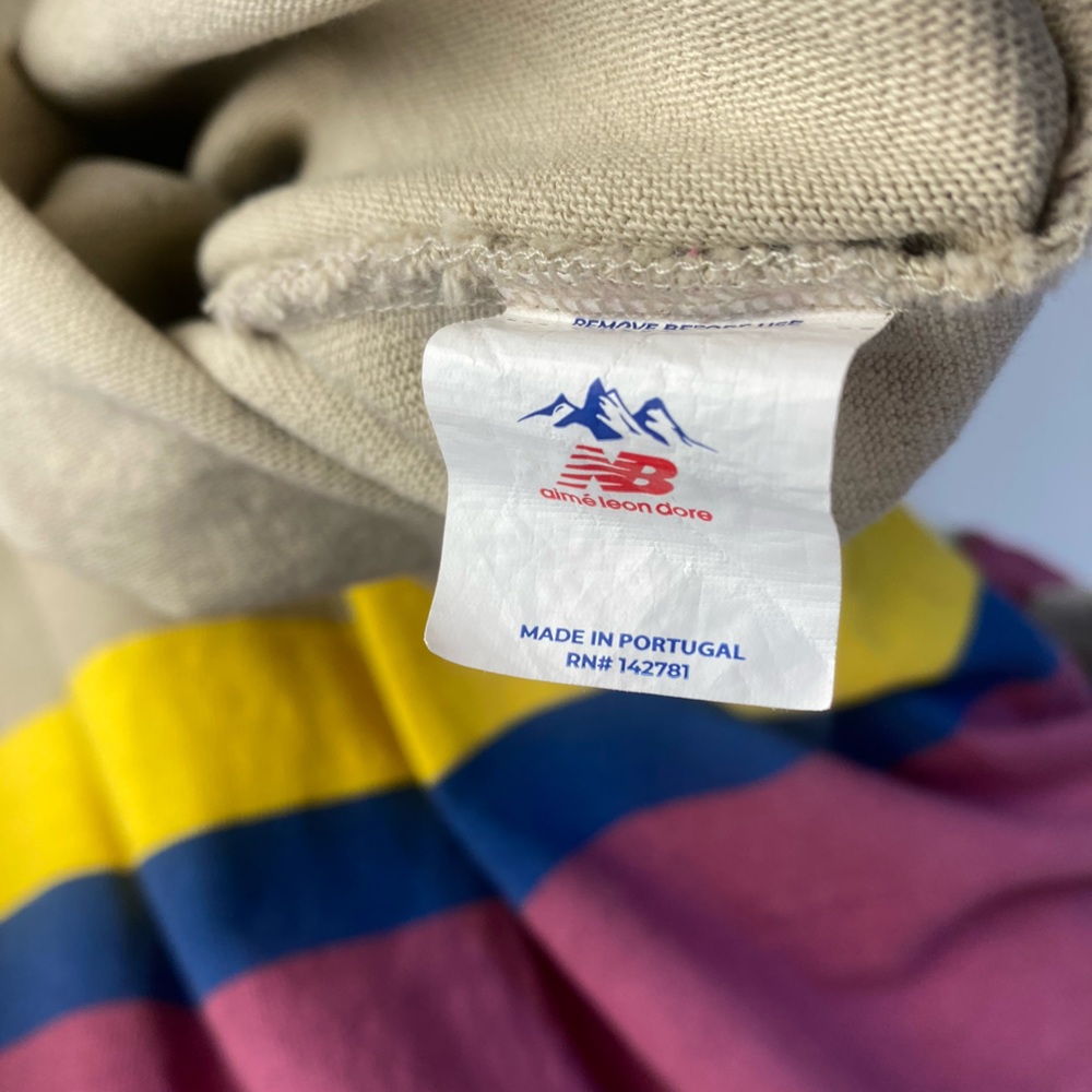 Aime Leon Dore x New Balance XXL Rainier Rugby Long Sleeve Shirt Striped - Picture 12 of 16